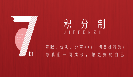 積分制7周年！來(lái)看看有哪些你想要的！